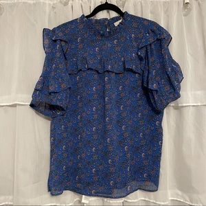 LOFT Ruffled Blouse